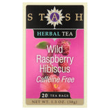 Stash Tea Herbal Teas Wild Raspberry Hibiscus 20 tea bags