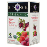Stash Tea Organic Teas Very Berry Herbal 18 tea bags