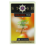 Stash Tea Wuyi Oolong Teas Coconut Mango 18 tea bags