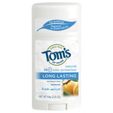 Tom's of Maine Body Care Long Lasting Deodorant Stick Apricot 2.25 oz.