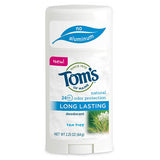 Tom's of Maine Deodorants Tea Tree 24 Hour Long Lasting Sticks with Zinc 2.25 oz.