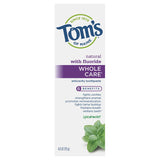 Tom's of Maine Toothpastes Spearmint 4 oz. Fluoride Whole Care