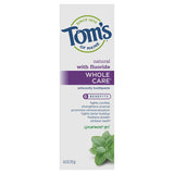 Tom's of Maine Toothpastes Spearmint 4 oz. Whole Care Gel