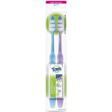 Tom's of Maine Toothbrushes Soft Adult, Assorted Colors Twin Pack