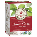 Traditional Medicinals Cold & Flu Tea Throat Coat 16 tea bags