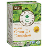Traditional Medicinals Organic Tea Green Tea Dandelion 16 tea bags