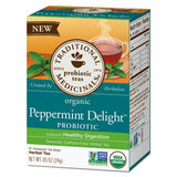 Traditional Medicinals Organic Tea Peppermint Delight Probiotic 16 tea bags