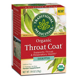 Traditional Medicinals Cold & Flu Tea Throat Coat Eucalyptus 16 tea bags