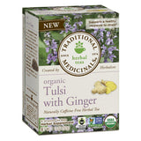 Traditional Medicinals Organic Tea Tulsi with Ginger 16 tea bags