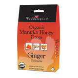 Wedderspoon Wellbeeing Products Ginger & Echinacea Organic Manuka Honey Drops 4 oz. box