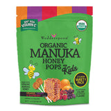 Wedderspoon Wellbeeing Products Variety Pack, Orange, Grape & Raspberry 24 count Organic Manuka Honey Pops for Kids