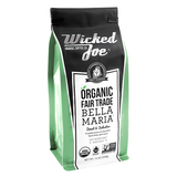 Wicked Joe Coffee Organic Packaged Whole Bean Bella Maria 12 oz.
