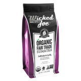 Wicked Joe Coffee Organic Packaged Whole Bean Sumatra 12 oz.