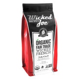 Wicked Joe Coffee Organic Packaged Whole Bean Wicked French Roast 12 oz.