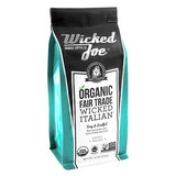 Wicked Joe Coffee Organic Packaged Whole Bean Wicked Italian 12 oz.