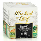 Wicked Joe Organic Coffee 12 Individually Wrapped Whole Leaf Pyramid Sachets Wicked Mint