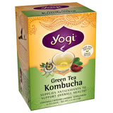 Yogi Tea Green Tea (contains caffeine) Kombucha 16 tea bags