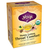 Yogi Tea Herbal Teas Honey Lemon Throat Comfort Certified Organic 16 tea bags