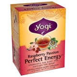 Yogi Tea Herbal Teas Raspberry Passion Perfect Energy 16 tea bags