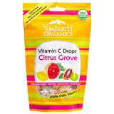 YumEarth Organic Candy Drops Vitamin C, Citrus Grove (Blood Orange Cocktail, Cheeky Lemon, Lucky Lime and Tickled Pink Grapefruit) 3.30 oz. bags (approximately 30 count)