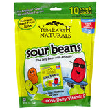 YumEarth Organic Sour Beans Sour Beans Family Size 10 (0.7 oz.) individual packs