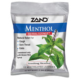 Zand HerbaLozenges Menthol Cough Drop 10 mg 15 per bag