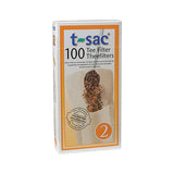 T-Sac Tea & Coffee Filters #2 Tea Filter 3" x 4" 100 count (holds up to 4 tsp. of loose tea)