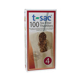 T-Sac Tea & Coffee Filters #4 Tea Filter 4" x 6" 100 count (holds up to 12 tsp. of loose tea)