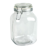 Frontier Glass Jar, Hermes Clamp Top Lid 67 oz.