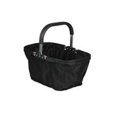 RSVP Culinary Accessories Accessories Market Basket Black (collapsible) 17