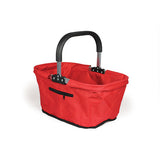 RSVP Culinary Accessories Accessories Market Basket Red (collapsible) 17" x 11" x 9" Shopping Bags