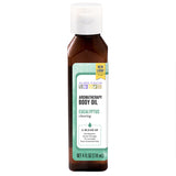 Aura Cacia Clearing Eucalyptus Aromatherapy Body Oil, 4oz. bottle