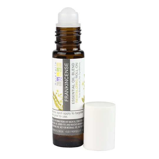 Aura Cacia Frankincense Roll-On Aromatherapy Roll-On, 0.31 fl. oz. Boxed (1.5 in)