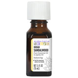 Aura Cacia Indian Sandalwood (in jojoba oil), 0.5 fl. oz.