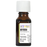 Aura Cacia Myrrh, Essential Oil, 1/2 oz. bottle