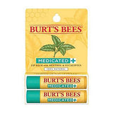 Burt's Bees Lip Care 2-Pack Medicated Lip Balms 0.15 oz. blister box