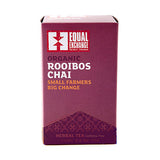 Equal Exchange Organic Teas C=Caffeine Rooibos Chai Herbal Teas 20 tea bags