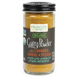 Frontier Organic Bottled Spices and Seasoning Blends Curry Powder ORGANIC