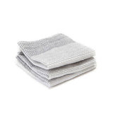 Full Circle Cleaning Cloths & Towels Tidy Dish Cloths 100% Organic Cotton 12" x 12" 3 count, Gray