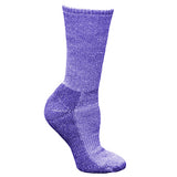 Maggie's Functional Organics Killington Mountain Hiker Socks Purple 10-13