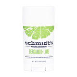 Schmidt's Deodorant Natural Deodorants Bergamot + Lime 3.25 oz. sticks