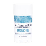 Schmidt's Deodorant Natural Deodorants Fragrance-Free 3.25 oz. sticks