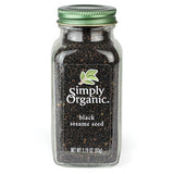 Simply Organic Black Sesame Seed, Whole ORGANIC 3.28 oz. Bottle