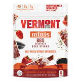 Vermont Smoke & Cure Meat Sticks BBQ Beef 6 (0.5 oz.) mini sticks per resealable bag