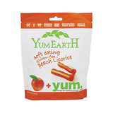 YumEarth Organic Gluten-Free Licorice Peach 5 oz. bag