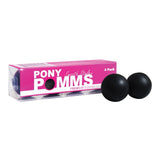 Equine Healthcare Smooth Style POMMS Premium Equine Earplugs Pony Black Pack 4