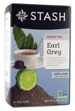 Stash Tea Company Black Tea Blends (contain Caffeine) Earl Grey 20 ct