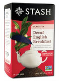 Stash Tea Company Decaffeinated Tea Blends English Breakfast 30 ct