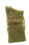 Maggies Functional Organics Midcalf Herringbone Socks Taupe 9-11