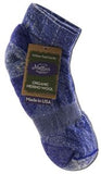 Maggies Functional Organics Wool Urban Socks Urban Trail Ankle Purple 10-13